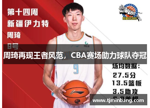 周琦再现王者风范，CBA赛场助力球队夺冠